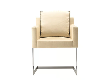 VERSUS - Cantilever leather chair with armrests by Siwa Soft Style - view 2
